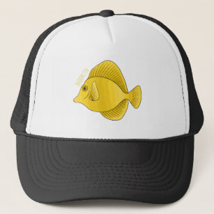 Yellow Fish Hats & Caps