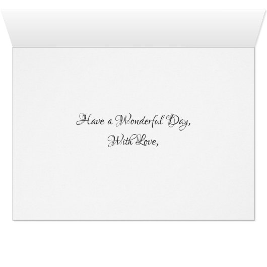 Yellow Tartan on Black Birthday for Father (Inside Horizontal (Bottom))