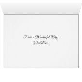 Yellow Tartan on Black Birthday for Special Godson (Inside Horizontal (Bottom))