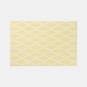 Yellow Tatewaku Same Komon (large scale) Rug