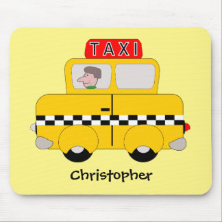 Yellow Taxi Mouse Pad