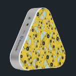 Yellow taxi pattern speaker<br><div class="desc">Modern and trendy cute cartoon yellow taxi car pattern with yellow cars and black and white checkers stripe background for a unique gift. The best taxi gift ideas for men and boys and girls.</div>