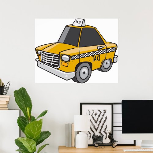 Yellow Taxi Poster