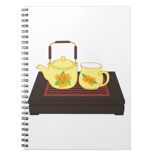 Yellow Teapot Set Notebook