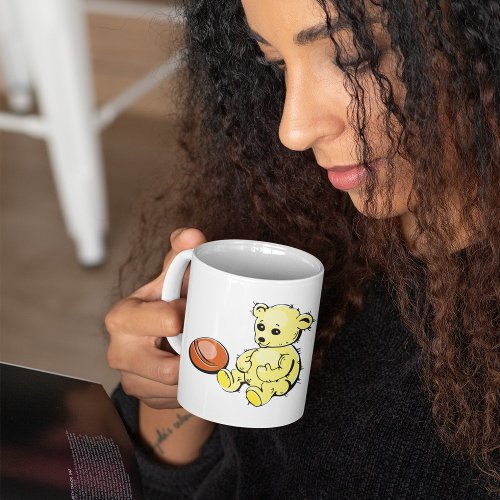 Yellow Teddy Bear Coffee Mug