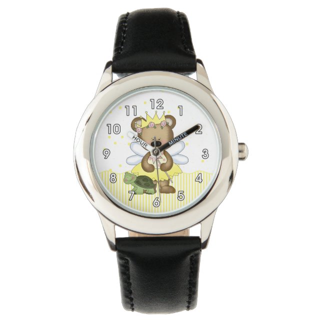 Yellow Teddy Bear Fairy Watch (Front)