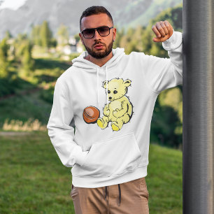 Yellow Teddy Bear Hoodie
