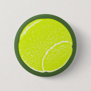 yellow tennis ball button