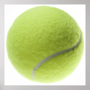 Yellow Tennis Ball Customized Template Poster