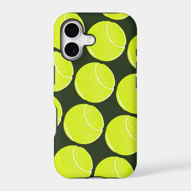 Yellow Tennis Ball Iphone Case (Back)