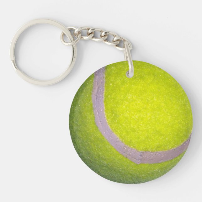 Yellow Tennis Ball, Keychain (Front)