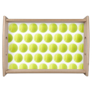Yellow Tennis Ball Serving Tray