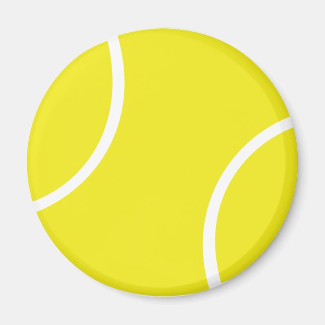 Yellow Tennis Ball Symbol Magnet (Front)