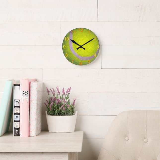 Yellow Tennis Ball, Wall Clock (Reading Room)