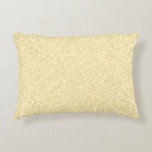 Yellow Texture Design Accent Pillow