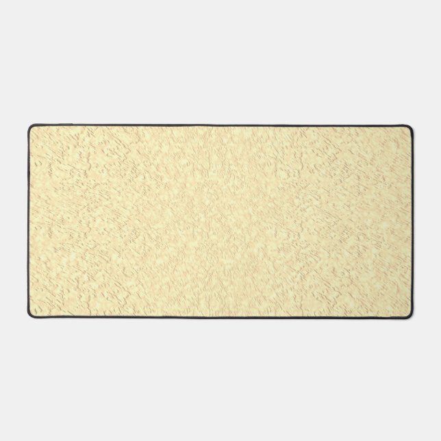 Yellow Texture Design Desk Mat (Front)
