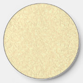 Yellow Texture Design Wireless Charger (Front)