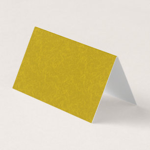 Yellow textured surface with swirling pattern business card