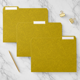Yellow textured surface with swirling pattern file folder