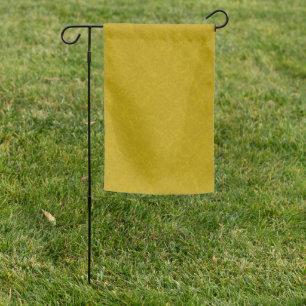 Yellow textured surface with  swirling pattern garden flag