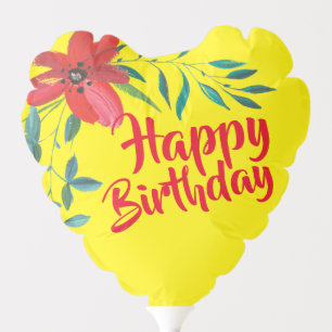 Yellow Theme Balloon
