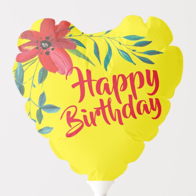 Yellow Theme  Balloon (Front)