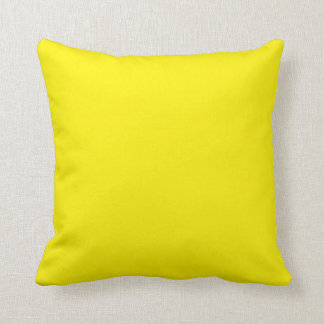 Yellow Throw Pillow