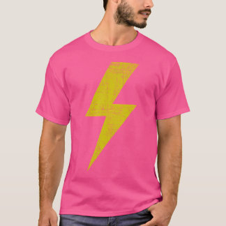 Yellow Thunderbolt Bolt Lightning Team T-Shirt