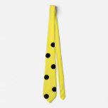 Yellow Tie with Black Dots - Man with Hat Costume