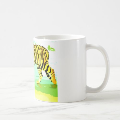 Yellow Tiger Coffee Mug
