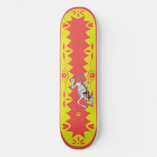 Yellow Tiger Skateboard Deck