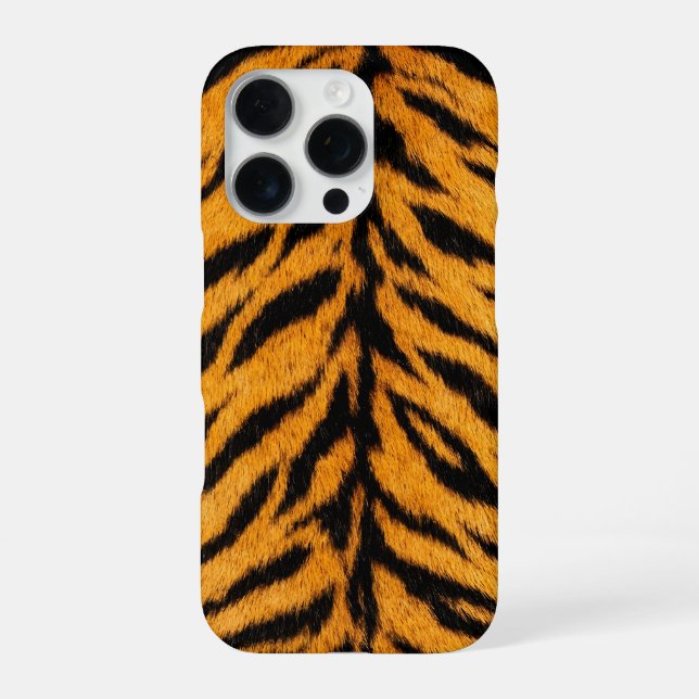 yellow tiger skin texture iPhone case (Back)