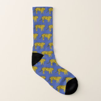 Yellow Tiger  Socks