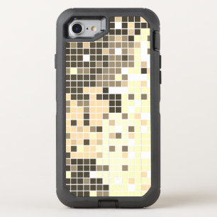 yellow, tile, mosaic OtterBox defender iPhone SE/8/7 case