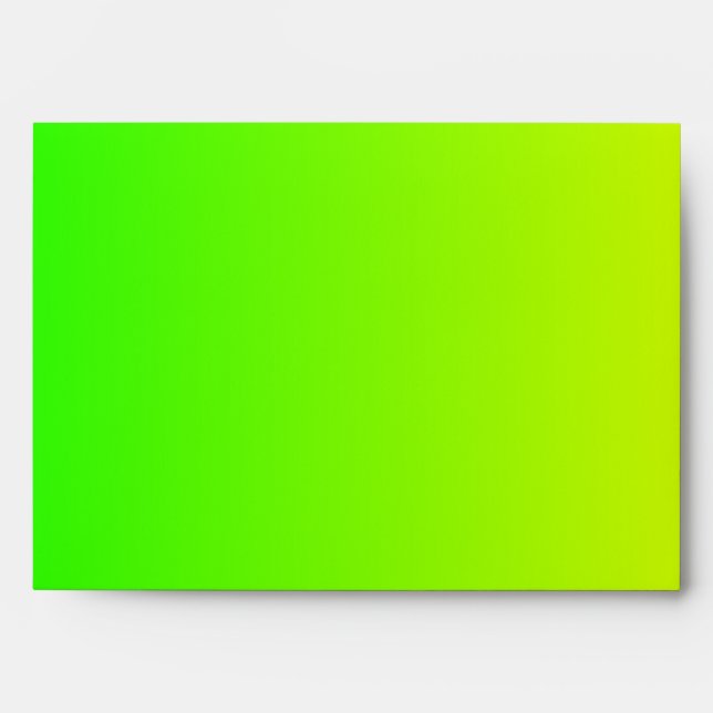 Yellow to Green Gradient Envelope (Front)