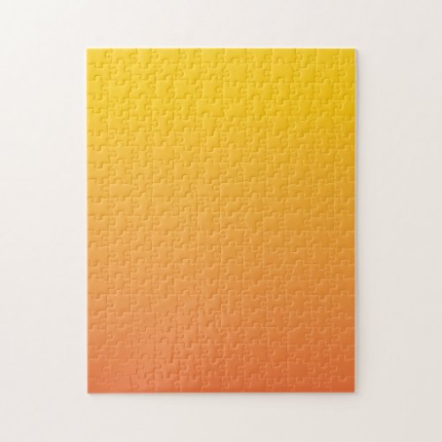 Yellow to Orange Gradient Jigsaw Puzzle