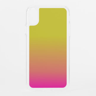 yellow to pink iPhone XR case