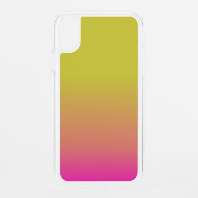 yellow to pink uncommon iPhone case (Back)