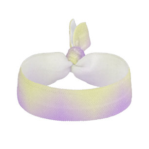 Yellow to Purple Diamond Pattern Gradient Elastic Hair Tie