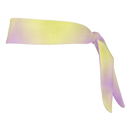 Yellow to Purple Diamond Pattern Gradient Tie Headband