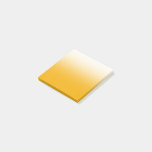 Yellow to White Gradient Background Post-it Notes