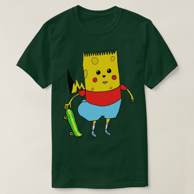 Yellow toon Character T-Shirt (Design Front)