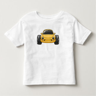Yellow Toon Racer Compact Toddler T-shirt