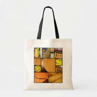 yellow tote bag