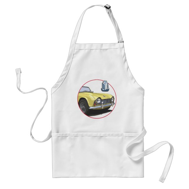 Yellow TR4 Adult Apron (Front)