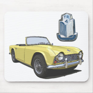Yellow TR4 Mouse Pad