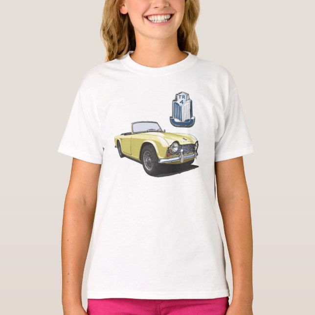 Yellow TR4 T-Shirt (Front)
