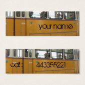 yellow tramcar (Front & Back)