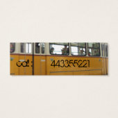 yellow tramcar (Back)