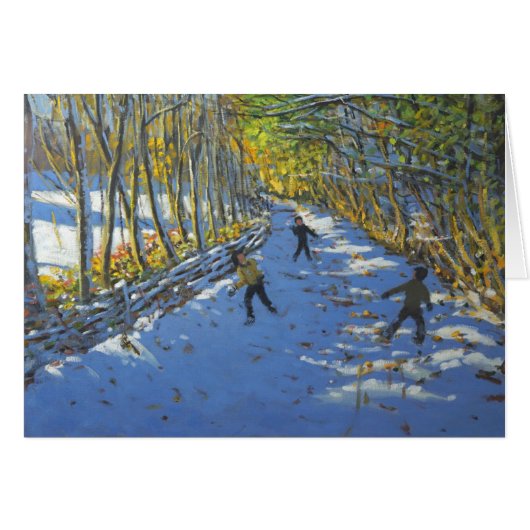 Yellow trees Allestree Park 2012 Cards (Front Horizontal)
